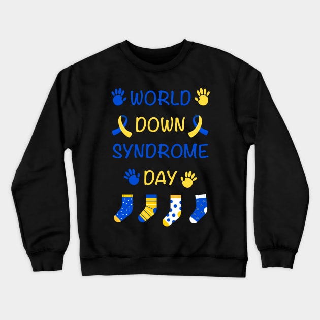 World Down Syndrome Day Crewneck Sweatshirt by Jkinkwell